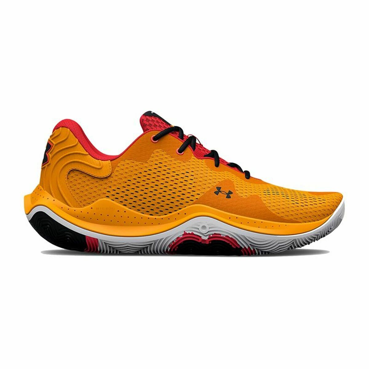 Basketball Shoes for Adults Under Armour Spawn 4 Orange Men