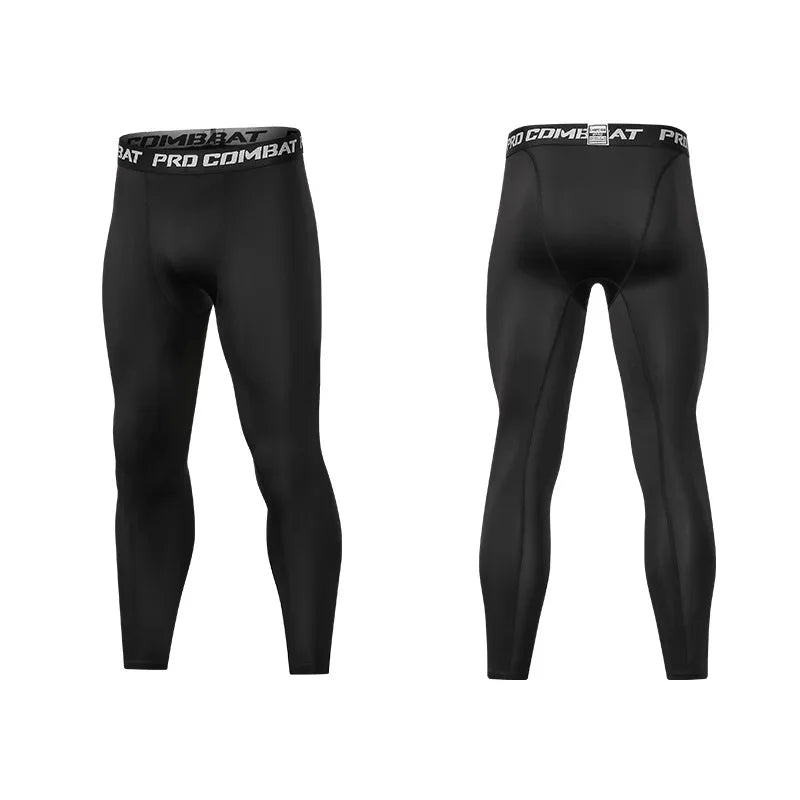 Mens Compression Pants Tights Cool Dry Leggings Sports Baselayer