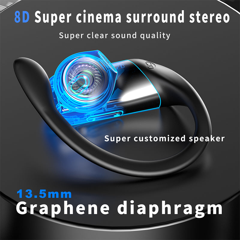 Led Display Wireless Headphones TWS Stereo Earbuds